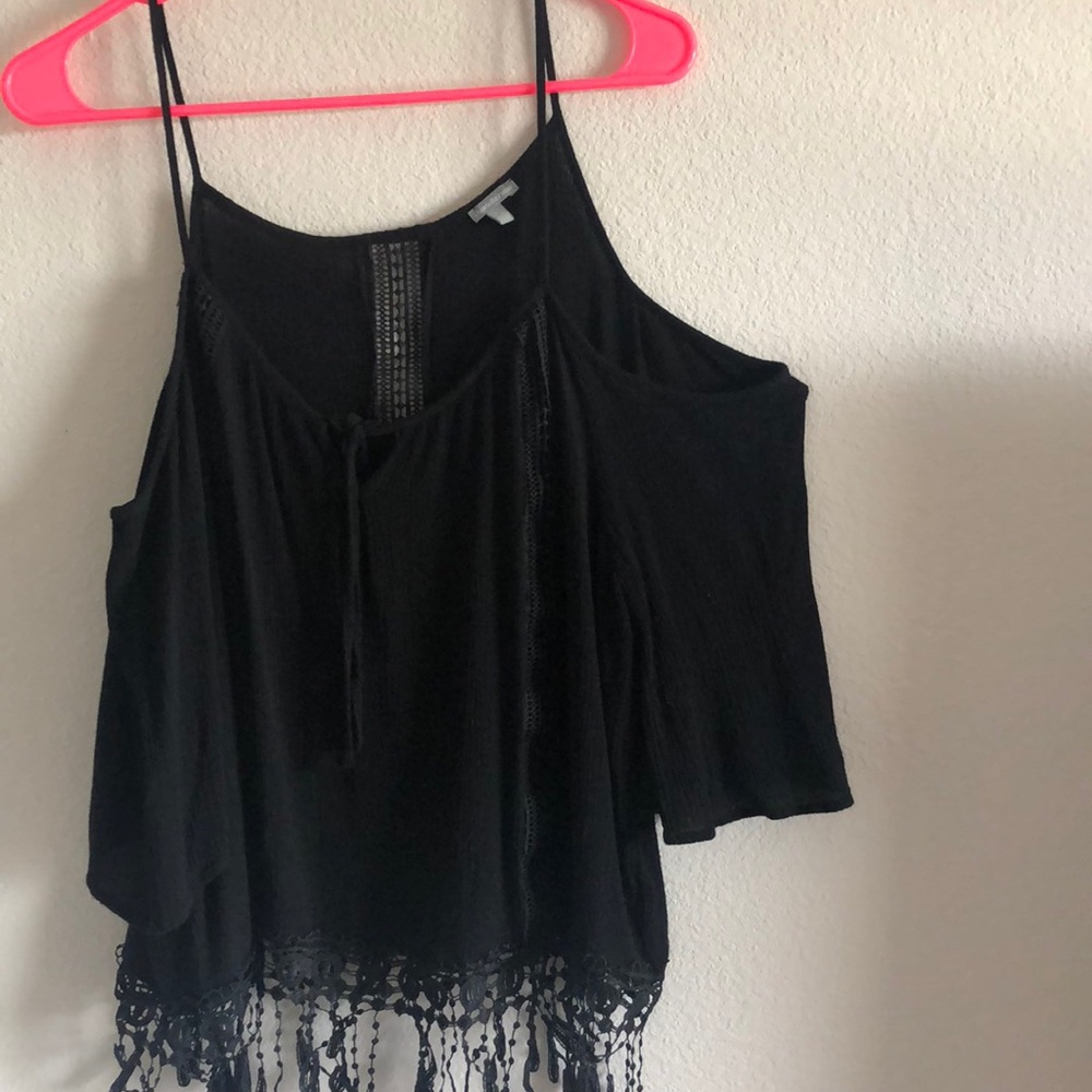 Back off shoulder top